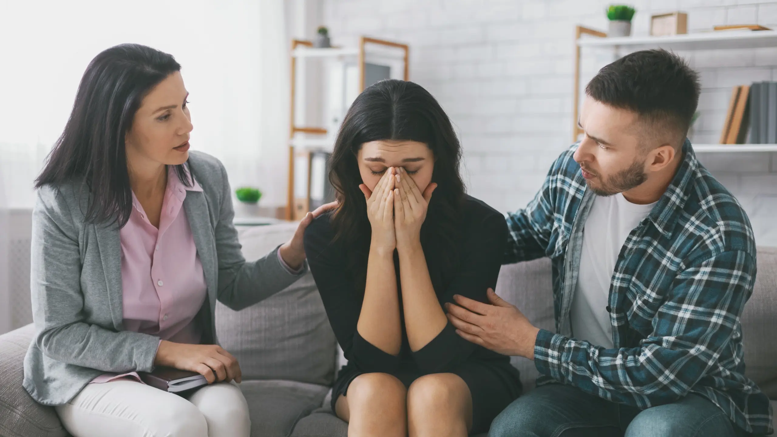 family therapy session focusing on addiction recovery