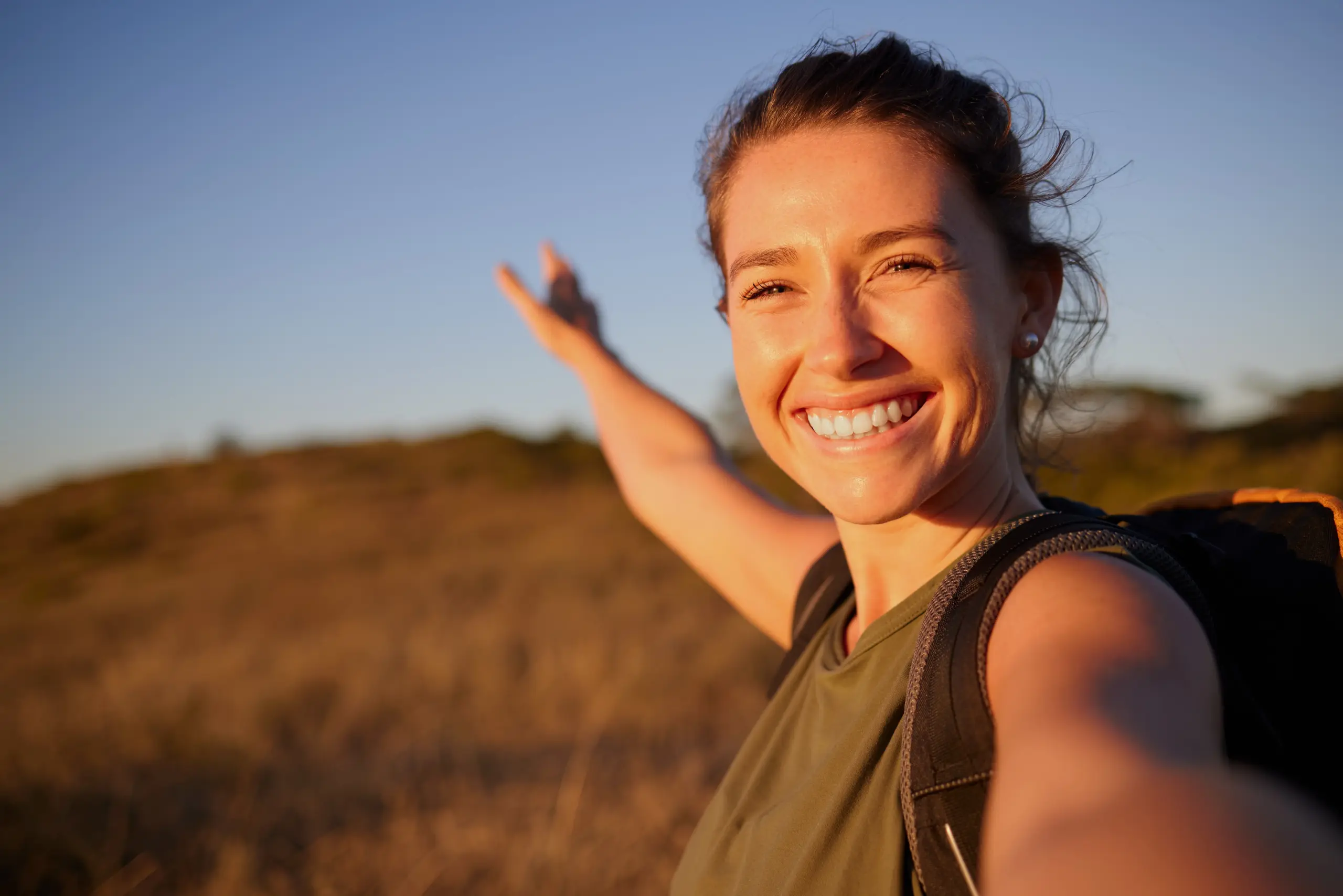 person beginning recovery journey from alcohol in a peaceful setting