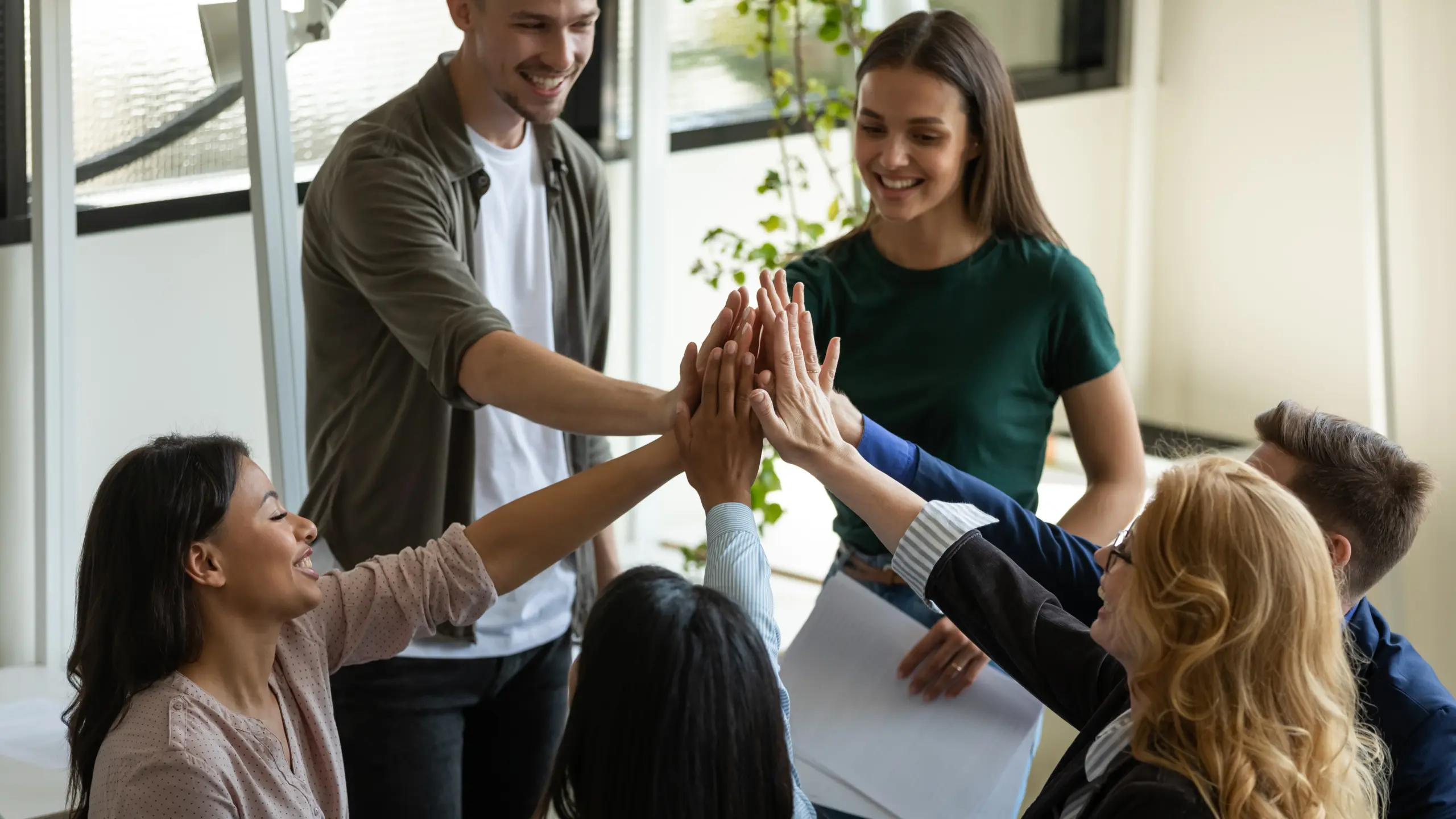 Recovery community supporting each other in learning how to take control of your life